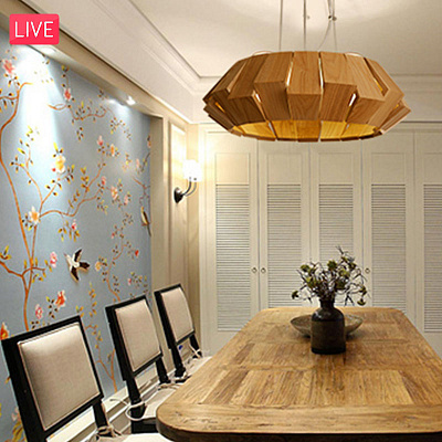 Loft Wooden Plate 40 см   фото 10