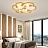 Минималистский потолочный светильник в американском стиле FAIRY 8 плафонов ЧерныйB фото 18