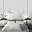 Металлический светильник с геометрическим узором HOOD 50 см  Черный + Белый фото 10