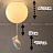 Серия потолочных светильников Мишка на шаре WASTY модель D большой фото 14