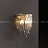 Настенный светильник со стеклянным декором с виде тающего льдинок SPRING WALL фото 7