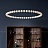 Кольцевая светодиодная люстра со стеклянными шарообразными плафонами LIOBA CH 80 см   фото 8