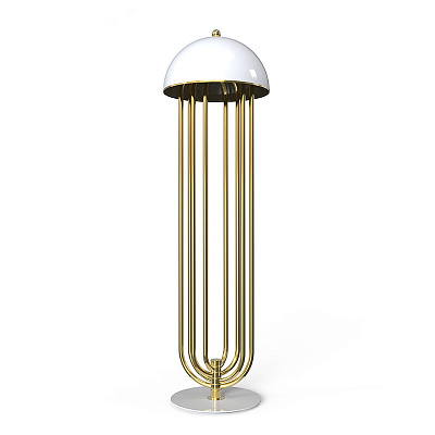 Торшер Delightfull Turner Floor Light Медный Белый фото 4