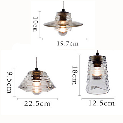 Подвесной светильник Pressed Glass Tube B фото 3