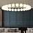 Кольцевая светодиодная люстра со стеклянными шарообразными плафонами LIOBA CH 100 см   фото 7