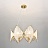 Люстра Ritz Crystall Leaf Chandelier 6 плафонов Золотой фото 8