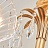 Серия подвесных люстр со стеклянными плафонами в форме листьев и гранеными подвесками MURANO 8 плафонов Плафонов фото 11