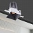 Встраиваемый светодиодный светильник EMB SQR 2 плафон Белый 3000K фото 2