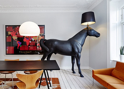 Moooi Horse Lamp Белый 190 см  Глянцевый фото 5