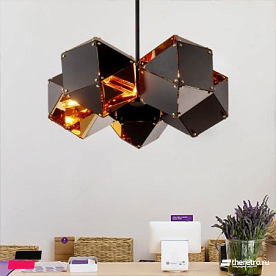 Welles 5 Spoke Pendant Lamp фото 4