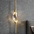 Подвесной светильник в виде капли с металлическими наконечниками FAME фото 6