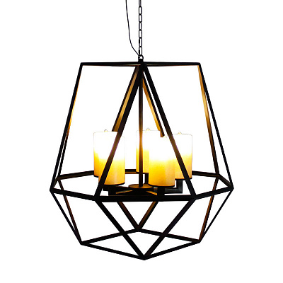 Loft Polygon Candle 3 плафона  фото 3