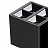 Накладной светодиодный светильник Tetra Черный 3000K фото 9