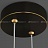 Дизайнерский подвесной светильник в виде светодиодного кольца с декоративным металлическим шаром SIGHT латунь фото 12