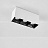 Потолочный светодиодный светильник в стиле минимализма 1 плафон Черный 2700K фото 20