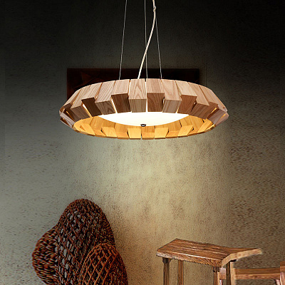 Loft Wooden Plate 40 см   фото 7