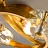 Потолочный светильник в форме дуги с круглыми плафонами в виде кристаллов на золотых кольцах ADONICA ARCH фото 11
