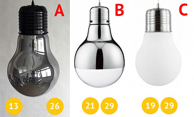 Подвесной светильник "Big Lamp" 21 см  A фото 5