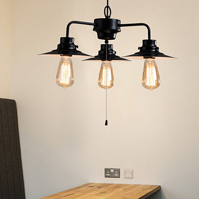 Industrial Retro Chandelier Белый фото 5