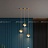 Серия подвесных светильников с купольными металлическими абажурами латунного оттенка JANIN фото 5
