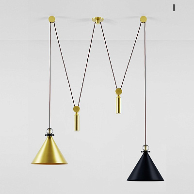 Подвесной светильник Shape up Pendant Hemisphere Black designed by John Hogan F фото 11