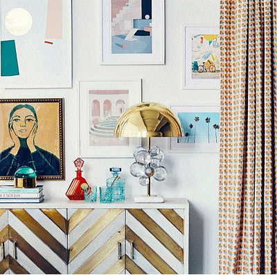 Настольная лампа Globo Table Lamp designed by Jonathan Adler МНОГОЦВЕТНЫЙ фото 10