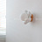 Настенное бра в виде цветка в детскую комнату Белый фото 9