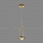 Подвесной светильник с шарообразным плафоном в прямоугольном каркасе из металла DIGHTON    фото 2