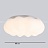 Серия светодиодных люстр c воздушным фигурным плафоном, стилизованным под белое облако ODDLY A фото 4