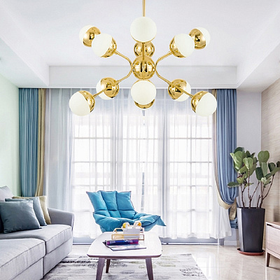 Lego Ball Chandelier 90 см  Черный фото 7