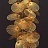 Leaf Luum Золотой 160 см  30 см  фото 2