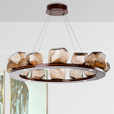 Подвесная люстра Gem Ring Chandelier фото 12