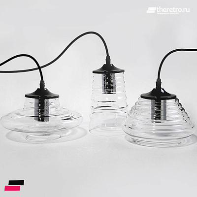 Подвесной светильник Pressed Glass Tube B фото 5