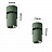 Серия цветных точечных светильников на креплении с поворотным механизмом FUN 12W Черный фото 16