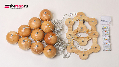 Wood Design Balls 1 плафон  фото 7
