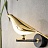 Настенный светодиодный светильник в виде золотой птицы с поворотным механизмом NOMI WALL фото 5