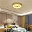 Круглый дизайнерский потолочный светильник PETALS C 55 см  Черный фото 4