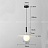 Серия подвесных светильников с матовым шарообразным плафоном и выгнутым дисковидным абажуром BOTEIN B фото 3