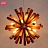 Loft Wooden Sputnik 75 см  Каштановый фото 7