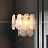 Настенный светильник с декором из рельефного стекла с дымчато-белым узором JULIS WALL фото 13