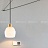 Серия подвесных светильников с разнотипными фигурными плафонами округлой формы из белого мрамора MIEL фото 12
