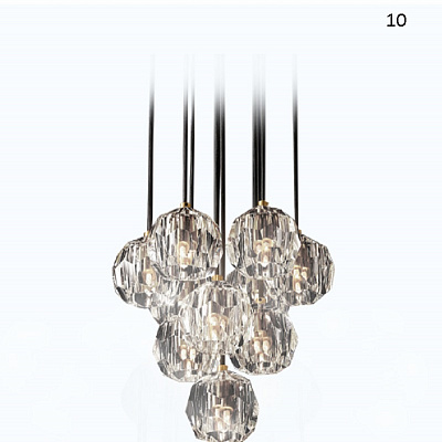 Люстра RH Boule De Cristal Round Cluster Chandelier фото 5