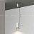 Серия подвесных светильников с металлическими плафонами цилиндрической формы разной высоты VAN A белый фото 2
