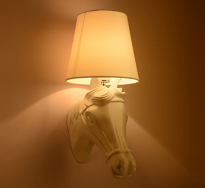 Бра Moooi Horse Красный50 см  Глянцевый фото 5