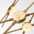 Минималистская светодиодная люстра в скандинавском стиле TRELLIS 6 плафонов Вертикаль фото 3