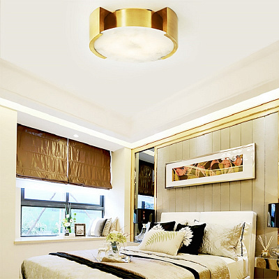 Потолочный светильник Melange Small Flush Mount Lamp designed by Kelly Wearstler фото 11