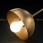 Серия подвесных светильников с купольными металлическими абажурами латунного оттенка JANIN фото 10
