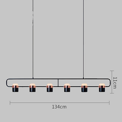 Люстра Seeddesign Ling P1 Black 90 см   фото 9