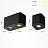 Накладной светодиодный светильник Zonda 2 плафон Черный 3000K фото 14
