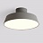 Светодиодный потолочный светильник с изменяемым углом наклона VALLA 30 см  Серый фото 9